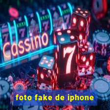 foto fake de iphone